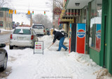 Shoveling Snow- Pendleton, Indiana