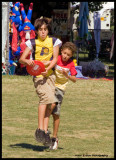 Competition for Frisbee catch