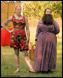 Bearded woman and tattooed lady