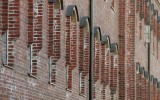 Many brick windows
