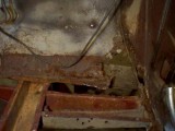 Bad area on passenger front floor board