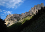 flancs est du Vercors, juillet 2007