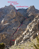 Mt Emerson- SE Face 4th Class (future climb)