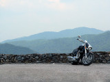 My Boulevard M109R at Deals Gap overlook