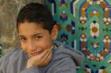 Boy at Hassan II Mosque, Casablanca