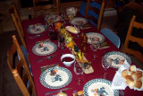 Thanksgiving table
