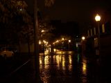 rainy night reflections