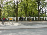 Memorial to those who died crossing the wall.