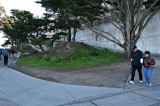 Quarters #14 site, looking south. Lower Road at right.