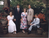 daughter Virginia, son John, wife Anne Ward, myself, and son Marvin, Jr