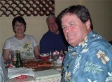 L-R Lynn, Ceylon, Bob.