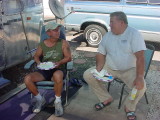 Jeffrey Louis Ruth<br>Richard Rick Ramirez<br>next to 1968 Airstream