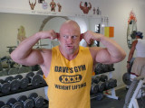 Dave having fun<br>with the camera at<br>Daves Gym Mesa