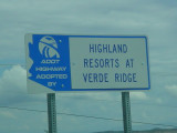 Highland Resorts sign