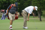 Jim Furyk and Fluff Cowan