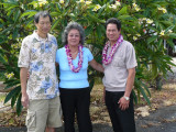 In front of our Plumeria