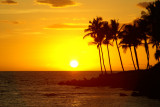 Waikoloa sunset at summer