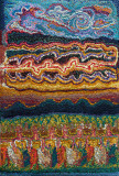 Fibre woolwork 32x46 1981 N.Rich