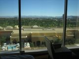 the Wynn course, from outside our window