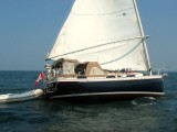 Textilene panels in use while sailing on West-Lake Ontario