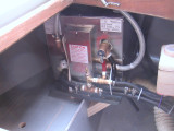 Seaward water heater/tank in 26C cockpit locker