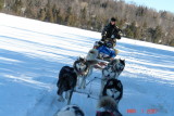 on frozen lake
