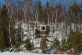 view from frozen lake