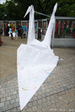 Giant paper crane