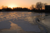 Mill Pond Sunset  ~  January 17