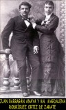 Juan Barragn Anaya y su esposa