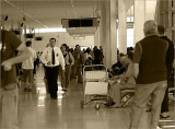 Gangway at the airport