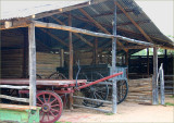 A shed for carts and horse equipment