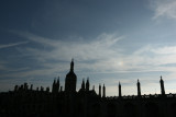 Kings College silhouette