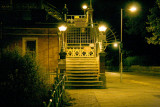 Closed at night.