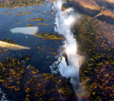 Vic Falls helicopter view