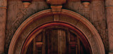 Detail - door surround, St Augustine Cathedral