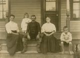 Family on the steps - orig