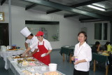 Geomandel catering staff .