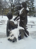 Holy Family in winter