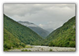 Abkhazia, valley of Bzyb river