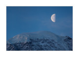 moon over Mount Donguz-Orun, 4454 m