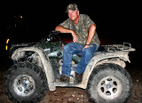 Rogey Sitting On Daves 4 Wheeler