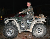 Dave Sitting On His Wheeler