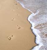 Footprints on sands