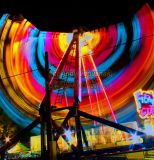 Allegan County Fair at night - Michigan