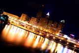 Cleveland, Ohio at night