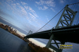 Benjamin Franklin Bridge with downtown Philadelphia