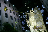 New York City Christmas at night
