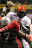 New York Dragons QB Rohan Davey