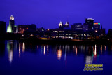 Buffalo at Night from Canada